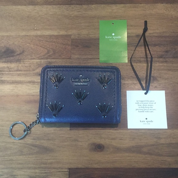 kate spade Handbags - NWT authentic Kate Spade small wallet w/ key ring